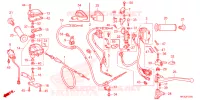 LEVIER DE GUIDON   CABLE   COMMODO pour Honda FOURTRAX 420 RANCHER 4X4 AT DCT 2023