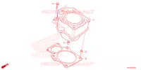 CYLINDRE pour Honda FOURTRAX 420 RANCHER 4X4 AT DCT EPS 2023