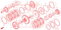 EMBRAYAGE pour Honda FOURTRAX 420 RANCHER 4X4 AT DCT EPS 2023