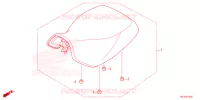 SELLE pour Honda FOURTRAX 420 RANCHER 4X4 AT DCT EPS 2023
