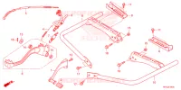 PEDALE   REPOSE PIED pour Honda FOURTRAX 420 RANCHER 4X4 ES 2023