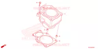 CYLINDRE pour Honda FOURTRAX 420 RANCHER 4X4 EPS Manual Shift 2023