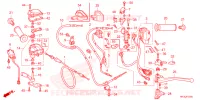 LEVIER DE GUIDON   CABLE   COMMODO pour Honda FOURTRAX 420 RANCHER 4X4 EPS Manual Shift 2023