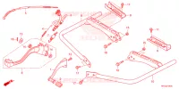 PEDALE   REPOSE PIED pour Honda FOURTRAX 420 RANCHER 4X4 EPS Manual Shift 2023