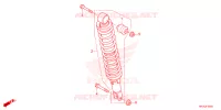 AMORTISSEUR ARRIERE pour Honda FOURTRAX 420 RANCHER 2X4 BASE 2023
