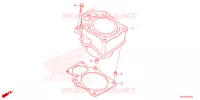 CYLINDRE pour Honda FOURTRAX 420 RANCHER 2X4 BASE 2023
