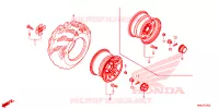 ROUE ARRIERE pour Honda FOURTRAX 520 RUBICON DCT IRS EPS 2023