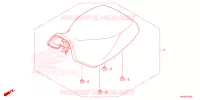 SELLE pour Honda FOURTRAX 520 FOREMAN 4X4 BASE 2022
