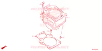 CYLINDRE pour Honda FOURTRAX 520 FOREMAN 4X4 EPS 2022