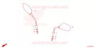 RETROVISEUR pour Honda AFRICA TWIN 1100 ADVENTURE SPORT LOWER 2023