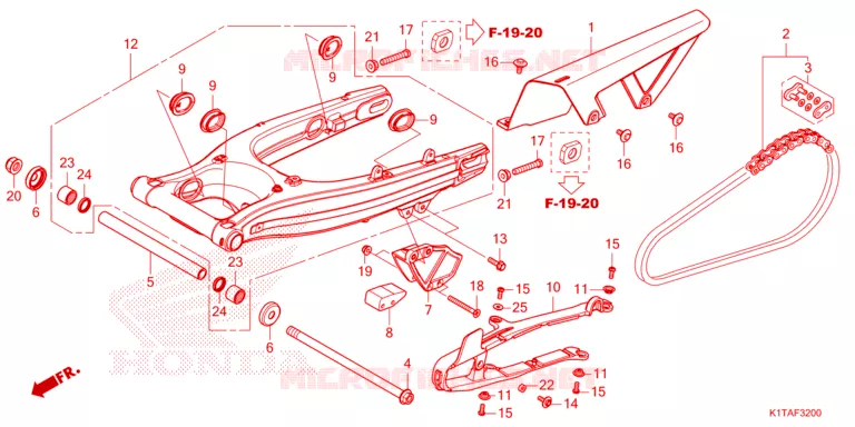 BRAS OSCILLANT Honda MOTO 300 CRF 2023  CRF300LAP