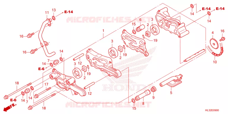POMPE A HUILE Honda ATV 700 PIONEER 2023  SXS700M2DP