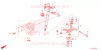 ARBRE DE DIRECTION pour Honda FOURTRAX 420 RANCHER 4X4 Manual Shift 2023
