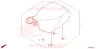 SELLE pour Honda FOURTRAX 420 RANCHER 4X4 Manual Shift 2023