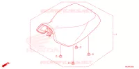 SELLE pour Honda FOURTRAX 420 RANCHER 4X4 Manual Shift 2023