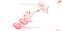 FEU ARRIERE pour Honda TRX 250 FOURTRAX RECON Standard 2023