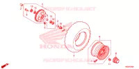 ROUE AVANT pour Honda TRX 250 FOURTRAX RECON Standard 2023