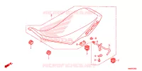 SELLE pour Honda TRX SPORTRAX 250 X 2023