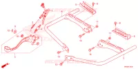 PEDALE   REPOSE PIED pour Honda FOURTRAX 520 RUBICON 4X4 AT DCT 2023