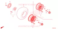 ROUE AVANT pour Honda FOURTRAX 520 RUBICON 4X4 AT DCT 2023