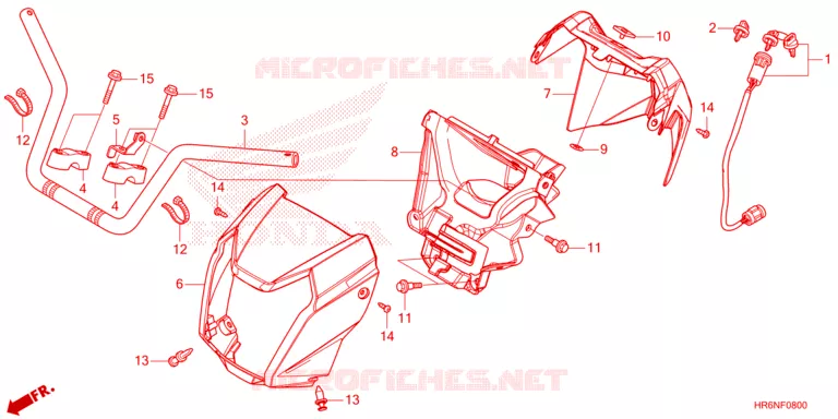 GUIDON Honda ATV 520 FOURTRAX 2023  TRX520FA5P