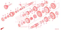 BOITE DE VITESSES pour Honda FOURTRAX 520 FOREMAN RUBICON DCT EPS DELUXE 2023