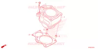 CYLINDRE pour Honda FOURTRAX 520 FOREMAN RUBICON DCT EPS DELUXE 2023