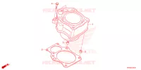 CYLINDRE pour Honda FOURTRAX 520 FOREMAN RUBICON DCT EPS DELUXE 2023