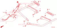 PEDALE   REPOSE PIED pour Honda FOURTRAX 520 FOREMAN RUBICON DCT EPS DELUXE 2023