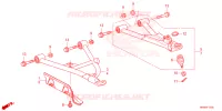 TRIANGLES AVANT pour Honda FOURTRAX 520 FOREMAN RUBICON DCT EPS DELUXE 2023