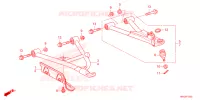 TRIANGLES AVANT pour Honda FOURTRAX 520 FOREMAN 4X4 ES PS 2023