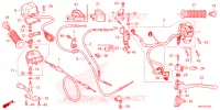 LEVIER DE GUIDON   CABLE   COMMODO pour Honda FOURTRAX 520 FOREMAN 4X4 ES PS 2023