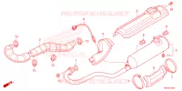SILENCIEUX D'ECHAPPEMENT pour Honda FOURTRAX 520 FOREMAN 4X4 ES PS 2023