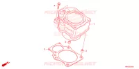 CYLINDRE pour Honda FOURTRAX 520 FOREMAN 4X4 ES PS 2023