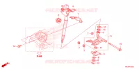 ARBRE DE DIRECTION pour Honda FOURTRAX 420 RANCHER 2X4 Electric Shift 2023