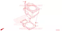 CYLINDRE pour Honda FOURTRAX 420 RANCHER 2X4 Electric Shift 2023