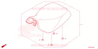 SELLE pour Honda FOURTRAX 420 RANCHER 2X4 Electric Shift 2023