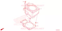 CYLINDRE pour Honda FOURTRAX 420 RANCHER 2X4 BASE 2023