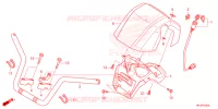 GUIDON pour Honda FOURTRAX 420 RANCHER 2X4 BASE 2023