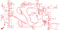 LEVIER DE GUIDON   CABLE   COMMODO pour Honda FOURTRAX 420 RANCHER 2X4 BASE 2023