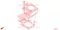 CYLINDRE pour Honda FOURTRAX 520 RUBICON IRS EPS 2023