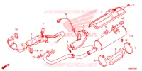 SILENCIEUX D'ECHAPPEMENT pour Honda FOURTRAX 520 RUBICON IRS EPS 2023
