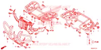 SUPPORT pour Honda FOURTRAX 520 RUBICON IRS EPS 2023