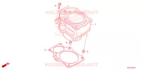 CYLINDRE pour Honda FOURTRAX 520 FOREMAN 4X4 EPS 2023