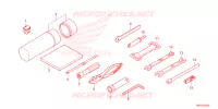 OUTIL pour Honda FOURTRAX 520 FOREMAN 4X4 EPS 2023