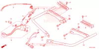 PEDALE   REPOSE PIED pour Honda FOURTRAX 520 FOREMAN 4X4 EPS 2023
