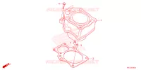 CYLINDRE pour Honda FOURTRAX 420 RANCHER 4X4 AT DCT IRS 2024