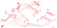 REPOSE PIED   PEDALE pour Honda FOURTRAX 420 RANCHER 4X4 AT DCT IRS 2024