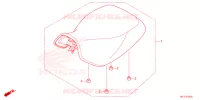 SELLE pour Honda FOURTRAX 420 RANCHER 4X4 AT DCT IRS 2024