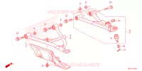 TRIANGLES AVANT pour Honda FOURTRAX 420 RANCHER 4X4 AT DCT IRS 2024